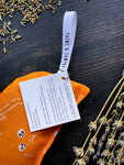 Lavender Sachet Ornament- Orange Skelly